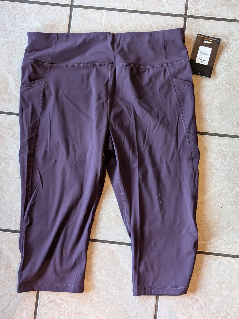 Avia Women's Plum Purple Capri Leggings